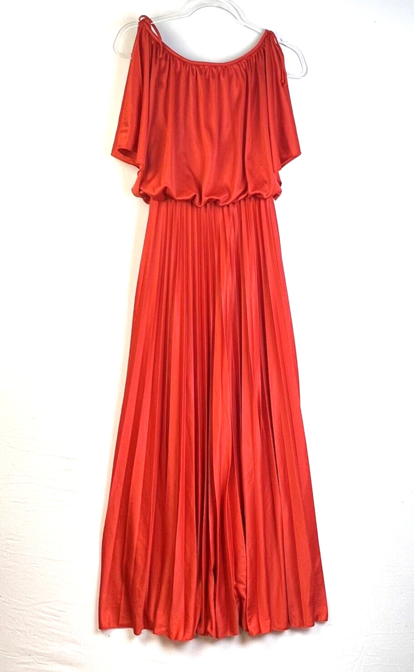 Coplon's Long Dress Special Occasion Women's 10 70's Party Bridesmaid Maxi